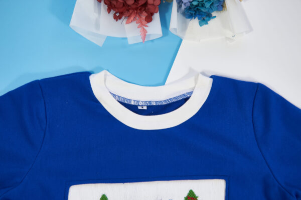 Blue Christmas Longsleeves Boys Set