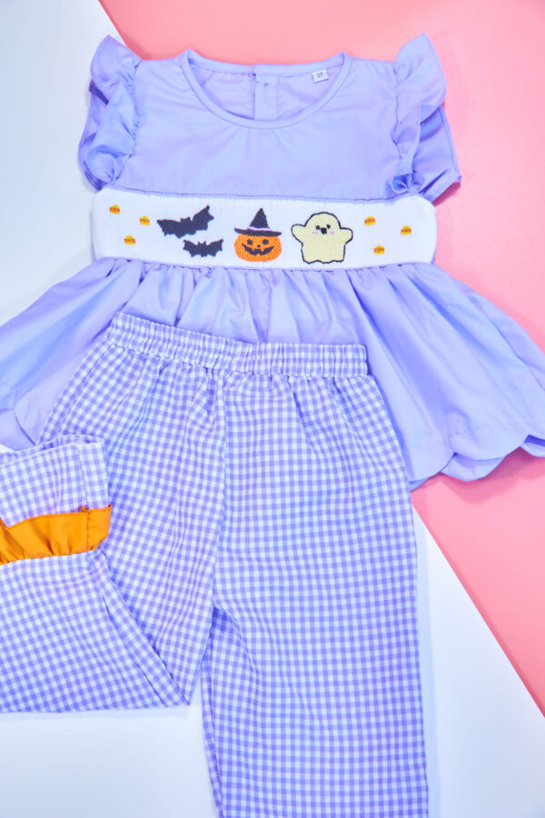 Halloween smocked sets girls